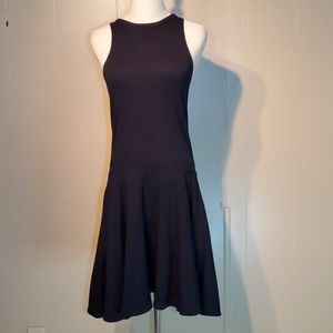 Brow-ny Black Tank Dress with Pockets